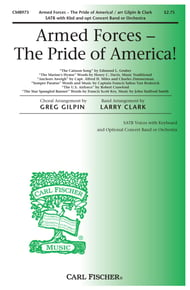 Armed Forces - The Pride of America! SATB choral sheet music cover Thumbnail